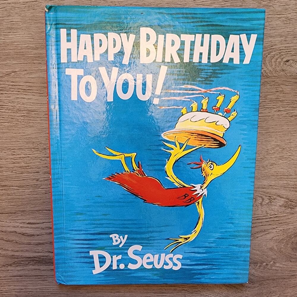 Happy Birthday to You! by Dr. Seuss Vintage Hardcover Illustrated Fiction Book